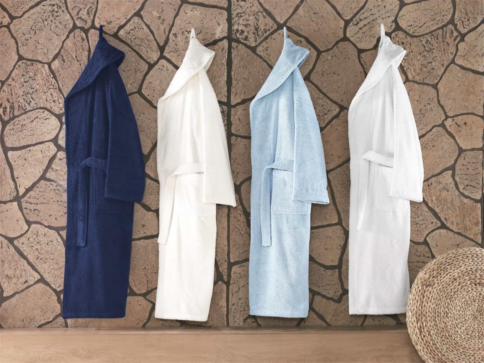 Shawl Collar Turkish Bathrobe