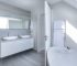 white bathroom